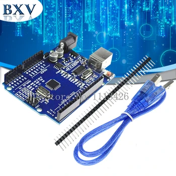 

1PCS/LOT UNO R3 (CH340G) MEGA328P for UNO R3 ATMEGA328P-AU Development board NEW
