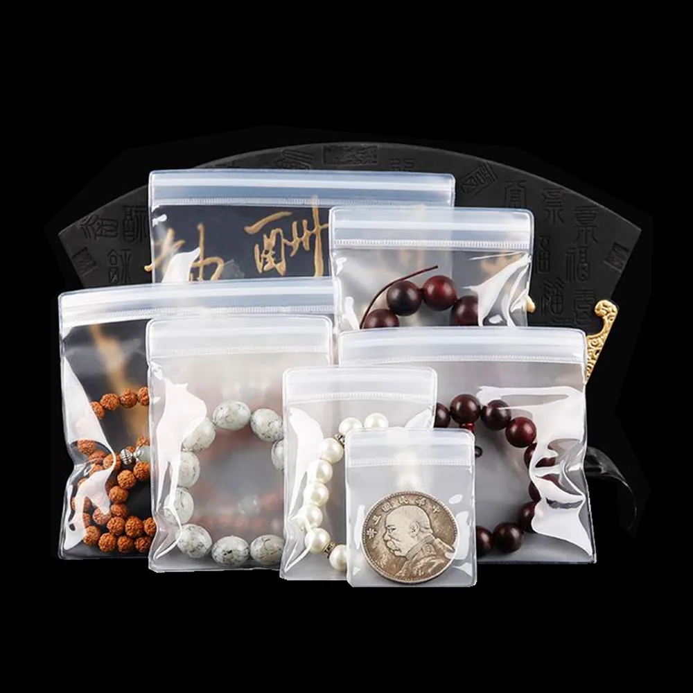 

EVA Anti Oxidation Zipper Bag Accessories Packaging Plastic Bags Clear Zip Lock Pouches for Jewelry Electronic Products Storage