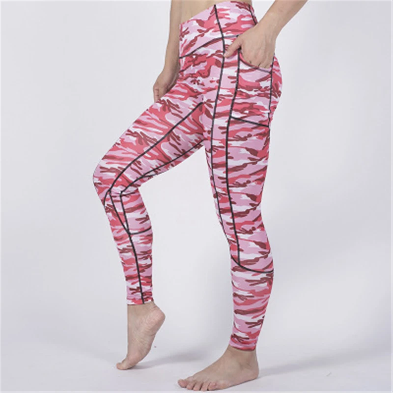 

Camo Leggings For Women Pants With Pocket High Waist Running Tights Yoga Pants Fitness Sports Leggings Gym Pants Athleta Wear