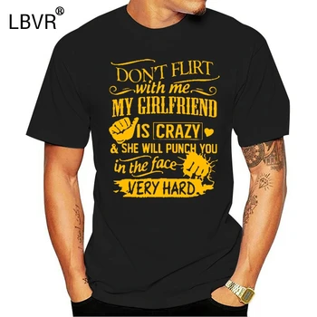 

funny t shirts MY GIRLFRIEND IS CRAZY T SHIRT Fashion tshirt men t-shirt