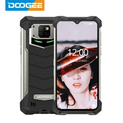 Прочный телефон DOOGEE IP68/IP69K S88 Pro, ОС Android 10, 10000 мАч, большая батарея, быстрая смена, Helio P70 восемь ядер, 6 ГБ ОЗУ 128 Гб ПЗУ