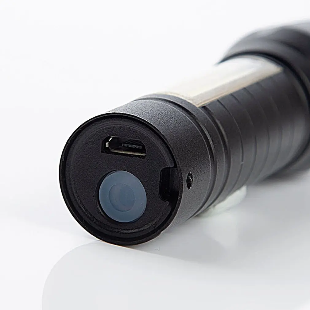 USB алюминиевый сплав COB фонарик высокой мощности светодиодный водонепроницаемый наружный походный охотничий фонарь