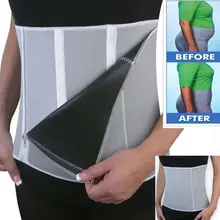 Adjustable Slimming Waist Belt Burn Belly Body Fat Cellulite Burner Shaper Weight Loss 5 Zippers Wrap Corset Fitness Shapewear
