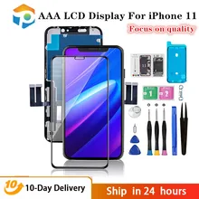 

LCD Screen Replacement For iPhone 11 With 3D Touch Screen Display Digitizer Frame Assembly Repair Kits With Waterproof Adhesive