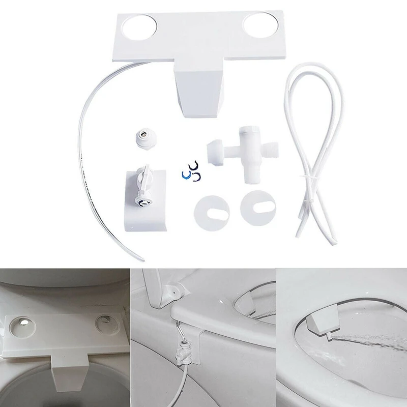 

Smart Toilet Bidet Sprayer Cleaner Seat Wash Fresh Water Bathroom Flushing