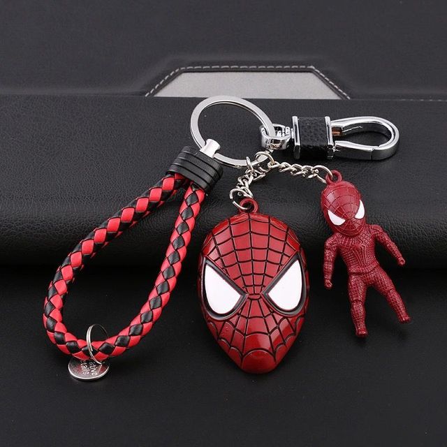 lovers key ring male and female movie superhero role  key chain mobile phone bag pendant gift