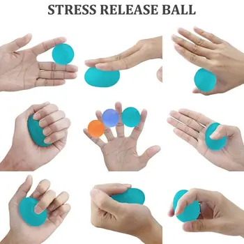 

Hand Therapy Finger Exercise Grip Ball Strength Trainer Squeeze Stress Relief Grip Ball Strength Trainer