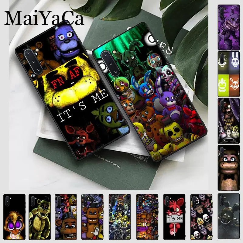 Пять ночей у Фредди телефон аксессуары чехол для Galaxy note10 note8 note9 note5 note4 s10plus j6coque