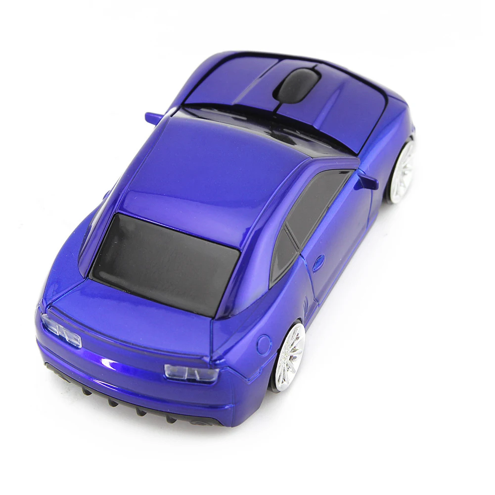 Cool Wireless Laptop Gaming 2.4GHz 3 Keys Mini USB Receiver Home Mouse Office Car Shape Plastic Optical Computer