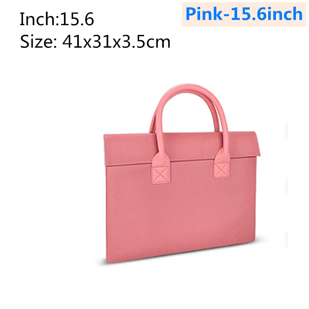 Pink-15.6inch Водонепроницаемая сумка для ноутбука 13,3 14,1 15,4 15,6 дюймов для Macbook Air Pro 15,6 дюймов macbook huawei сумка для ноутбука - Цвет: Pink-15.6inch