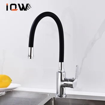 

Kitchen Faucets Any Direction Rotating Taps Silicone Kitchen Mixer Faucet Tap Black Green White Taps for Kitchen