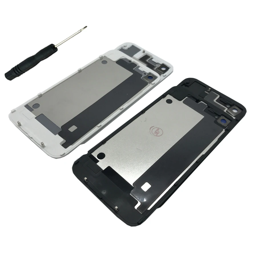 Для iPhone 4 4S оригинальная стеклянная задняя крышка чехол для мобильного телефона