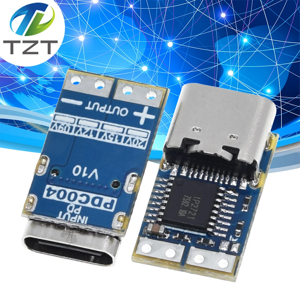 Typec Pd Decoy Module Pd23.0 To Dc Dc Trigger Extension Cable Qc4