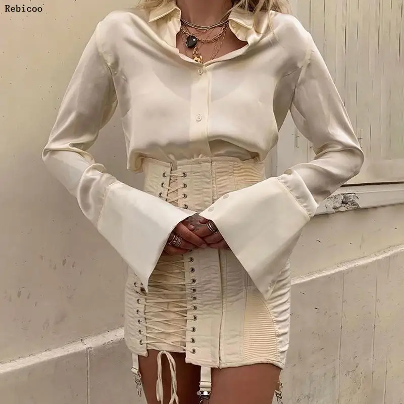 

Front Lace Up Denim Skirts Women High Waist Ripped Destroyed Bodycon Skirt Pencil Midi Skirt Faldas Mujer Moda S-5XL