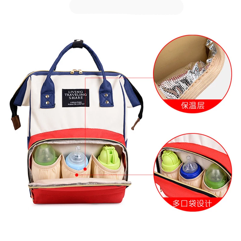 

Diaper bags backpack Travel Bag Men Mummy Baby Care nappies stroller Bag Large Capacity Waterproof Business baby bag for mom