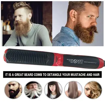 

Lcd Direct Hair Comb Negative Ion Non-Wound Ceramic Straightening Splint Straight Curling Dual-Purpose Inner Winding Hair Comb