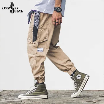 

Lindsey Seader Harajuku Pant Joggers Men Hip Hop Cargo Pants Pockets SweatPant Streetwear Spring Summer Track Trousers Hipster