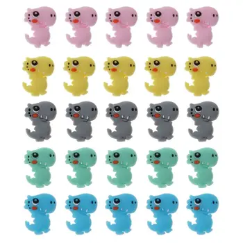 

5pcs Silicone Beads DIY Necklace Teether Baby Teething Chews Nurse Gift Toys