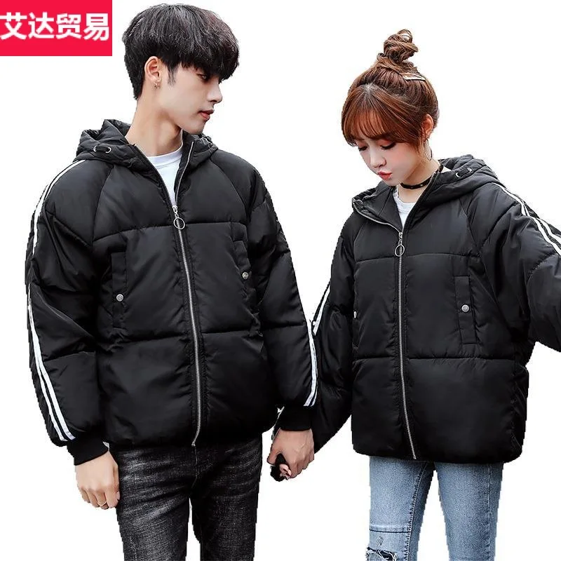 

2019 New Style Winter Couple Clothes Korean-style down Coat Cotton-padded Clothes Men And Women Short Students Cotton-padded Jac
