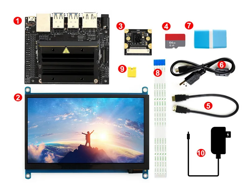  Jetson Nano Developer Kit Package C (for UK)  powerful computer for AI development with Display Cam