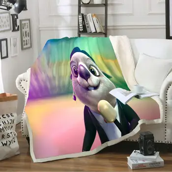 

Cartoon Octopus Microfiber Blanket Plush Throw Sherpa Blanket for Kids Boys Hooded Throw Blanket Nap Warm Blanket Thin Bedding