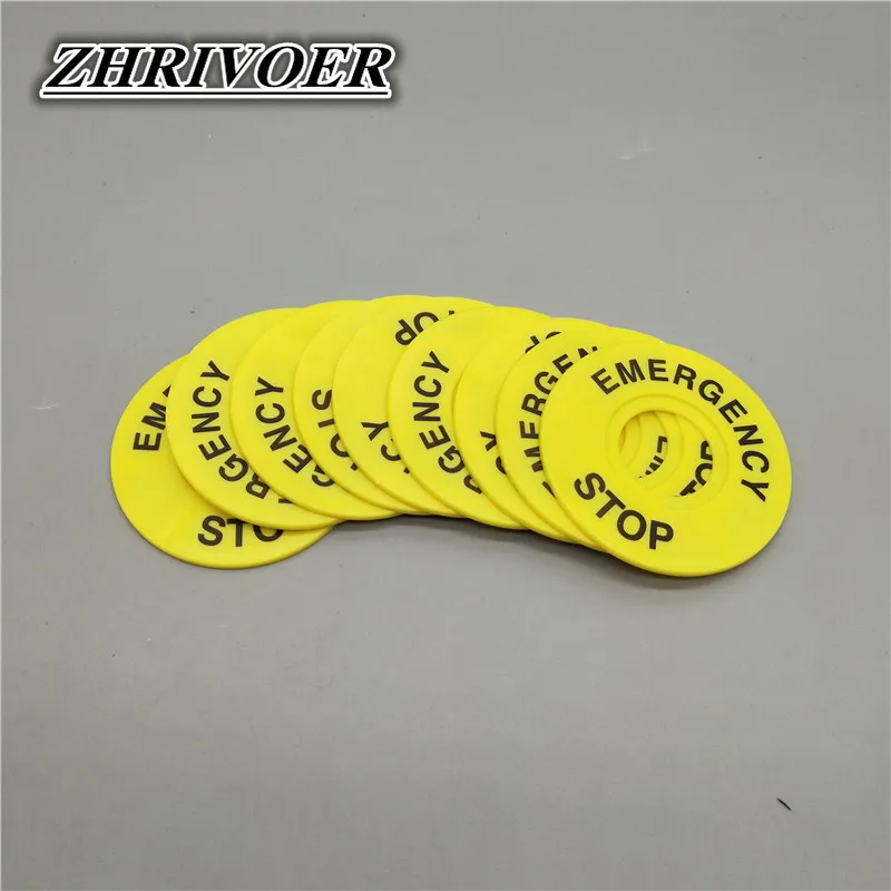 5Pcs Lay37 Xb2 La38 Interruttore A Pulsante Accessori Pulsante Di Arresto Di Emergenza Segno