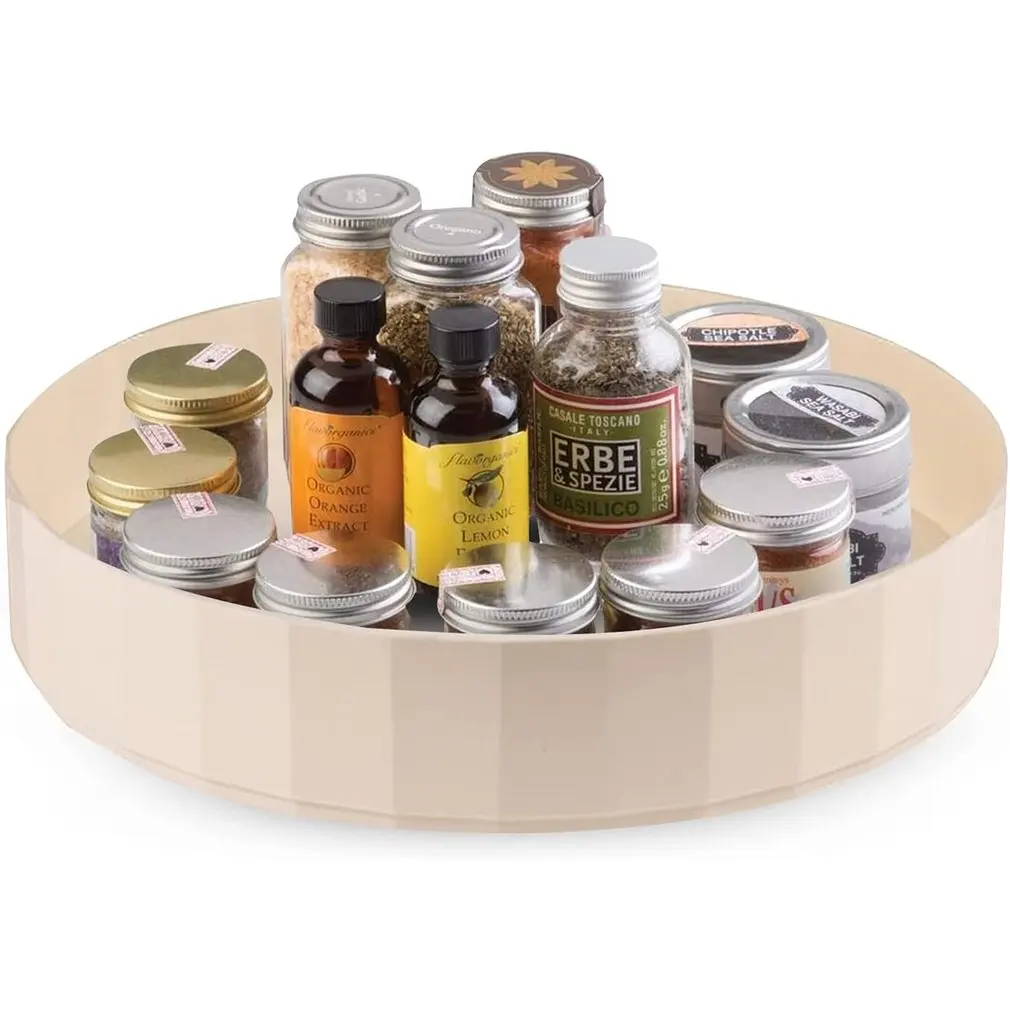 Hot Turntable Spice Rack Rotating Organiser For Spice Bottles Oil