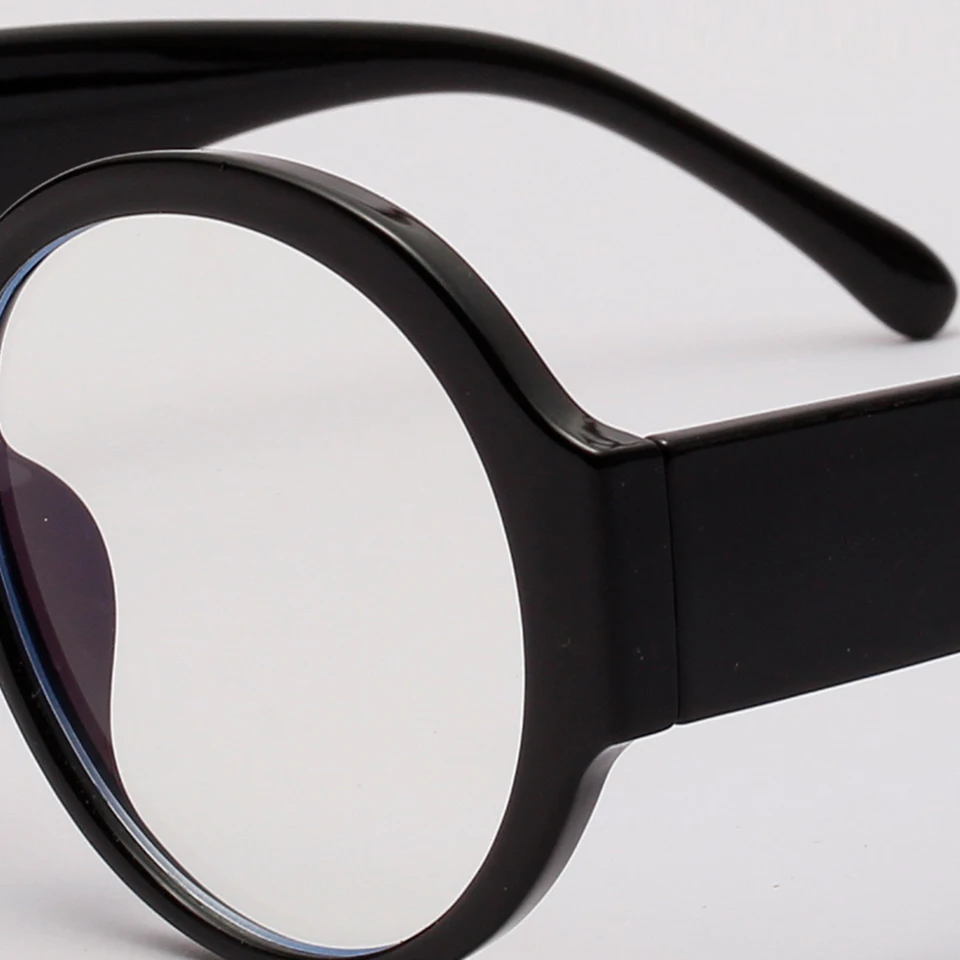 Peekaboo анти синие компьютерные очки женские прозрачные ретро толстые рамки большие круглые оправы очки для мужчин черные