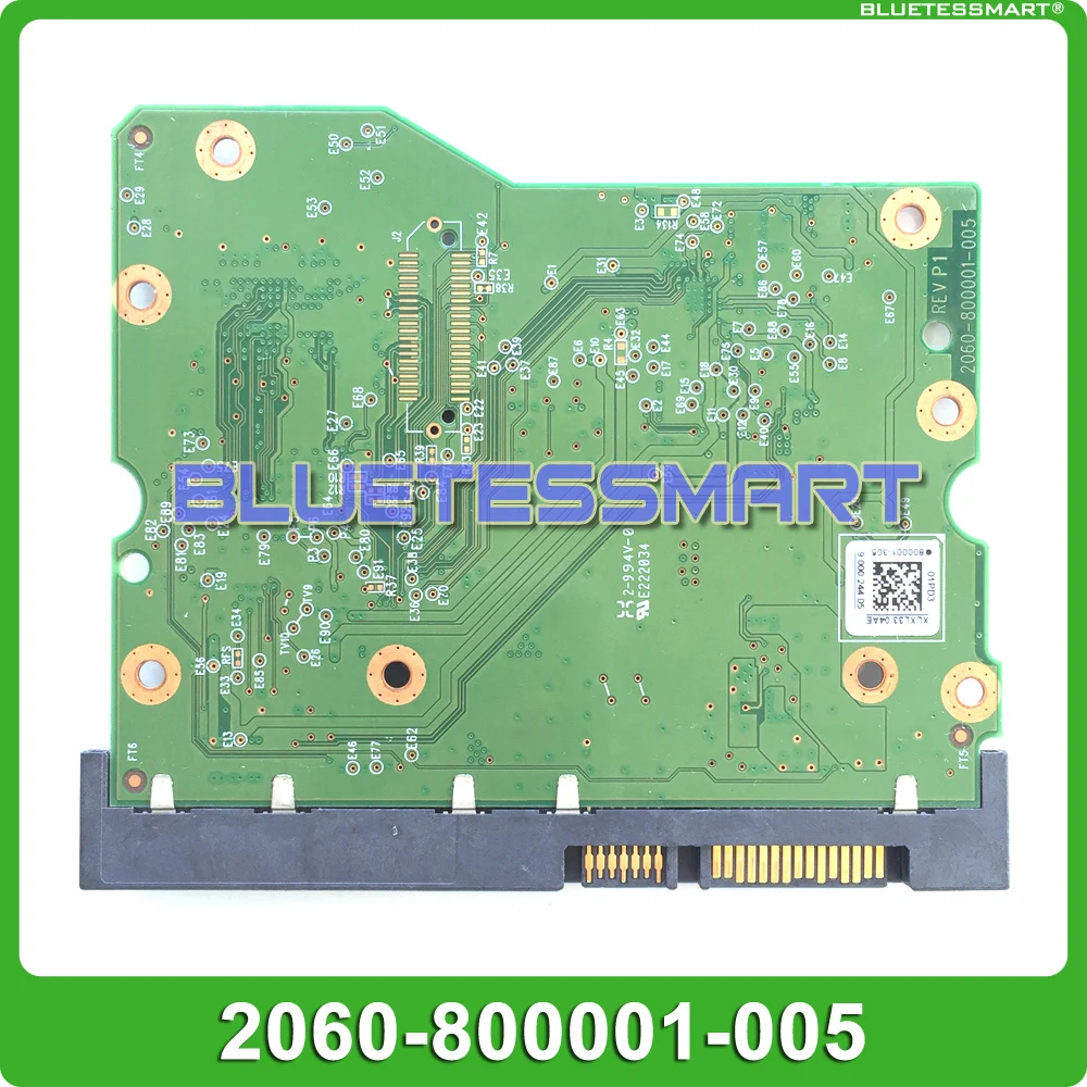 Controlador de Placa Pcb Hdd 2060800001008 Reparo de Disco Rígido wd 3.5 Sata 800001-004 Wd60efrx Wd60purx - Imagem 3