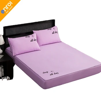 

1pc Cotton Printing Plaid Bedding Cover Cheap Full King Size Single Double Bed Comfortable Fitted Sheet