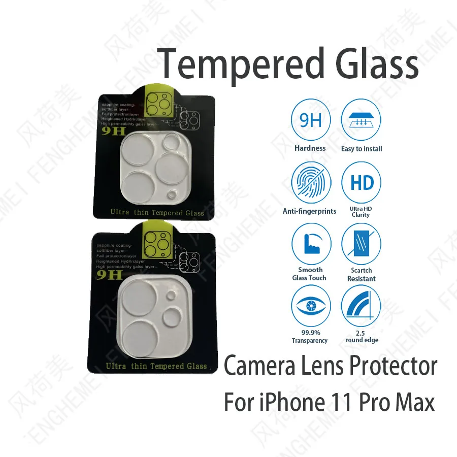 Tempered Glass Camera lens Screen Protector For iPhone 11 Pro Max Camera Protective Film For iPhone 11 6.1 5.8 6.5