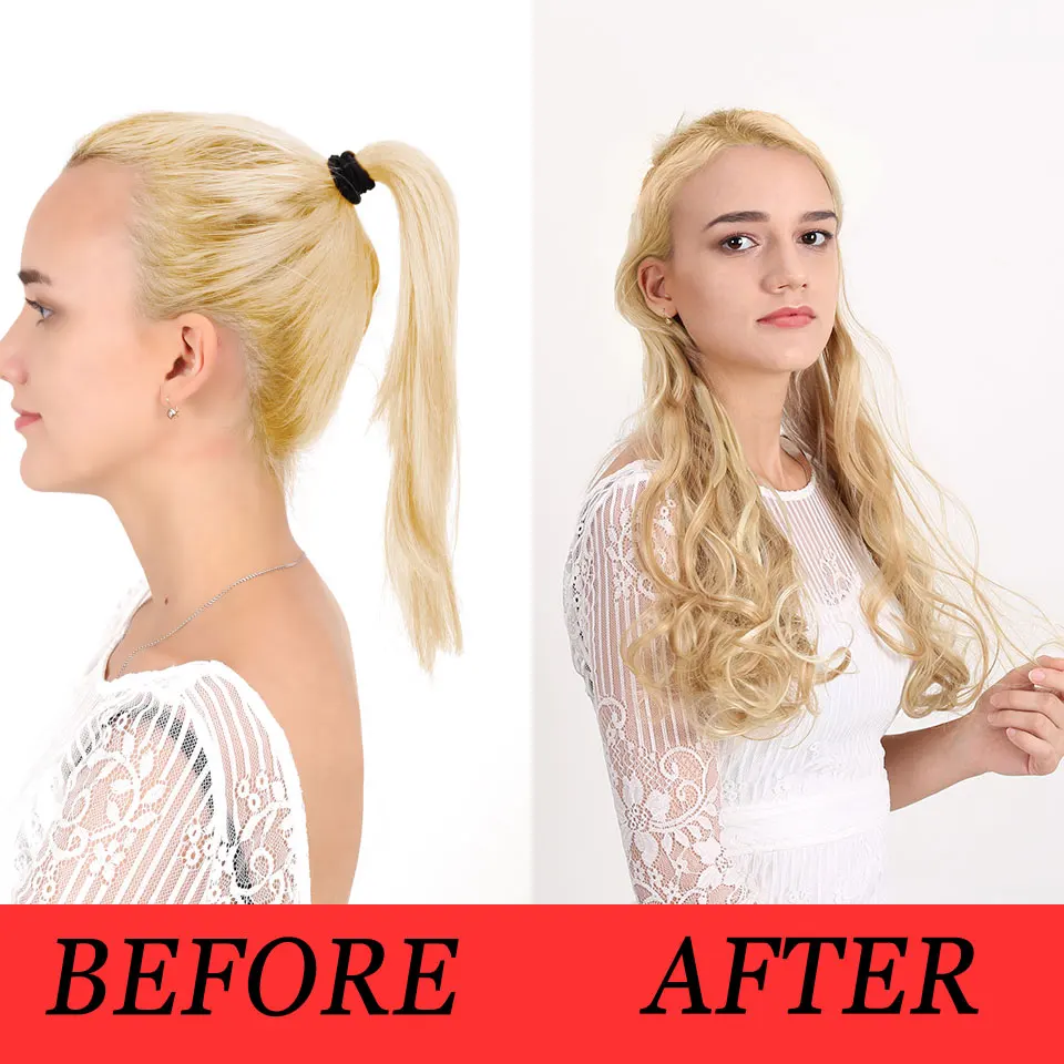 

long hair extensions ombre pink clips fiber fake blonde red black curly kinky straight ins synthetic for women MUMUPI