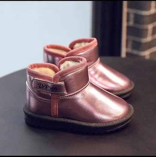 Free Shipping Boots Winter Children's Snow Boots Girls Warm Shoes Baby Toddler Shoes casual Baby Boys Children Boots 8