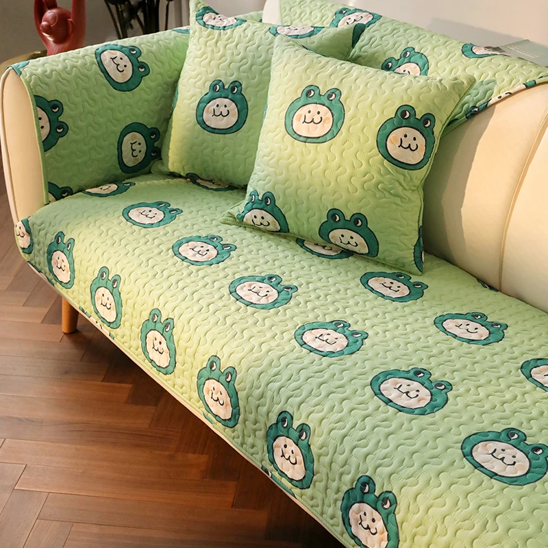 

New Sofa Towel Cushion cotton Four Season Universal Slipcover Non-slip Cloth Sofa Covers Seat for Living Room Couch Sofa Cover