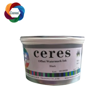 

Security Screen Printing Watermark Ink, Ceres White/Black Watermark Ink
