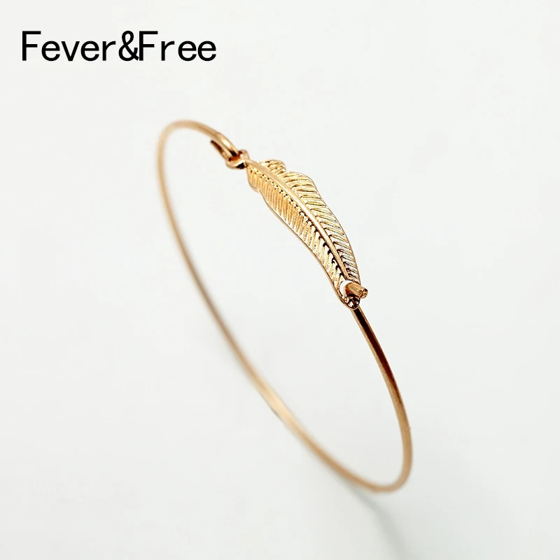 Fever &amp Free брендовые модные ювелирные изделия простые браслеты с золотыми