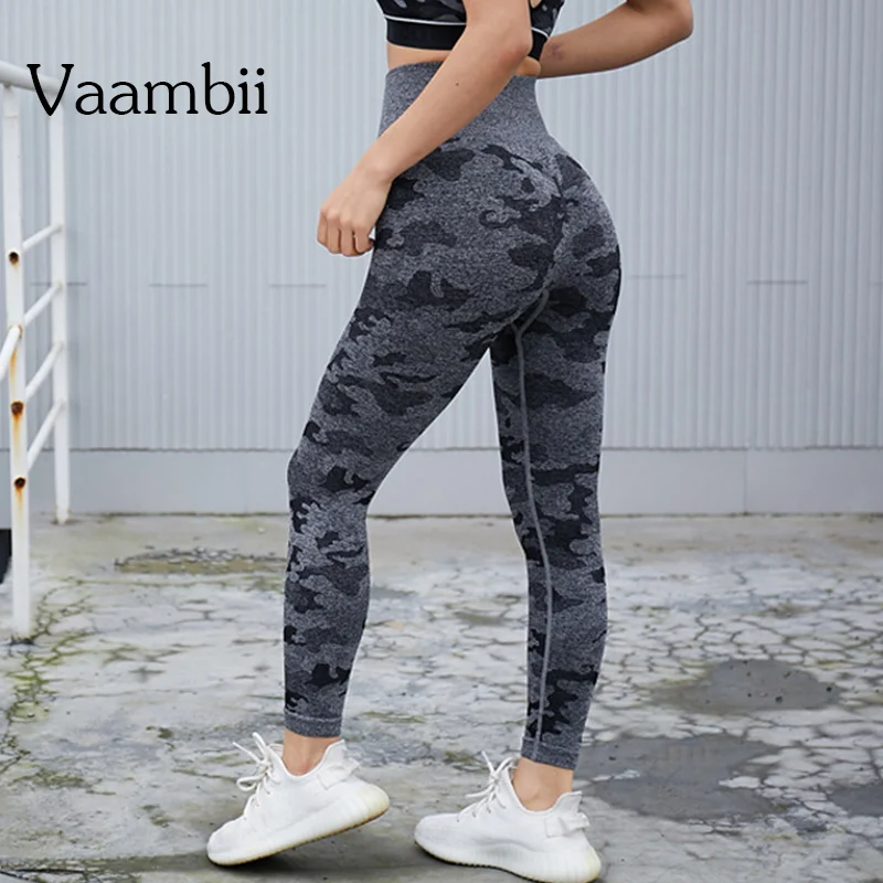 camouflage sports leggings