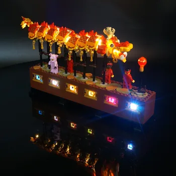 

Kyglaring led light kit Light Set For 80102 Dragon Dance Model Building Blocks (only light included)