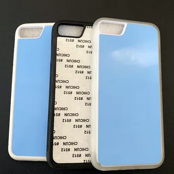 

100pcs Sublimation Case For iPhoneSE 2020 Rubber TPU+PC Blank 2D Cover For iPhone7 8 DIY Aluminum Metal Sheet Insert
