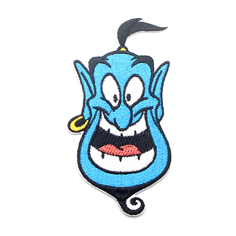 Aladdin and the magic lamp Embroidered Iron on Patches para Clothing Clothes Appliques wallet bags shoes badges Stickers E0558