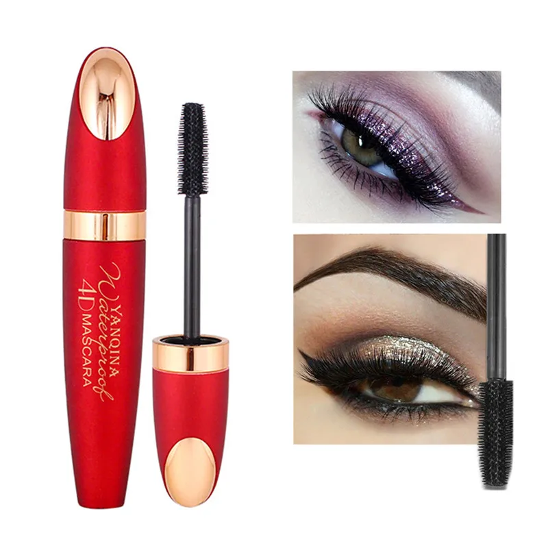 

Powerful No Flowering Easy To Color Mascara 4D Waterproof Thick Fast Drying Curling Length Is Not Blooming Lasting Makeup TSLM2