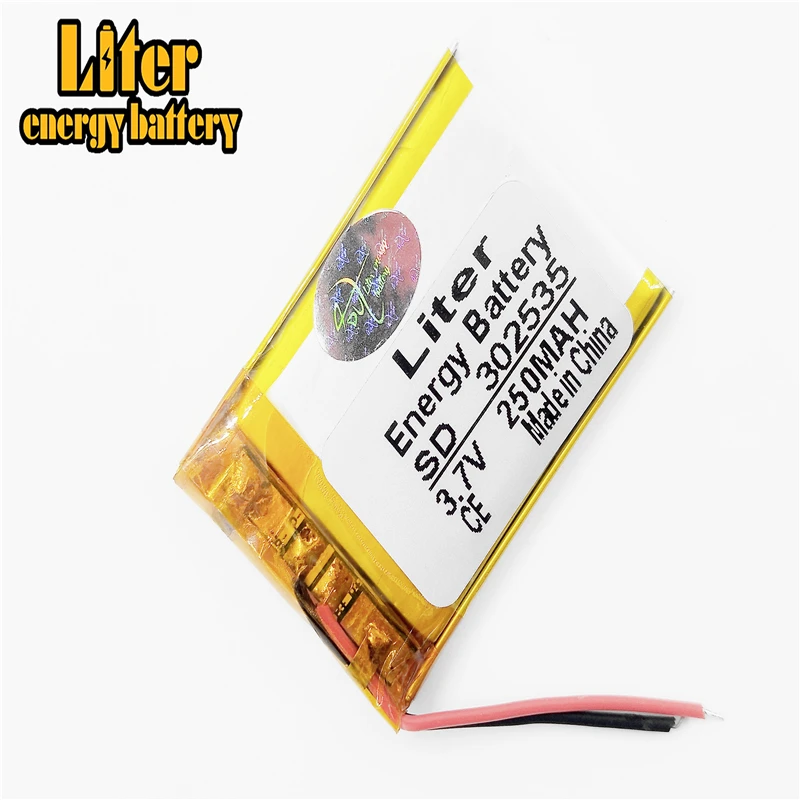 Литиевая батарея 302535 3 7 V 250MAH 032535 MP3 MP4 Bluetooth динамик глаз Аккумулятор для