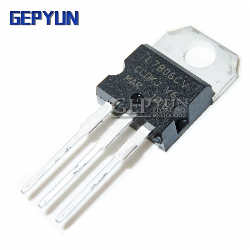 Гепюн L7806CV от 7806 до 220 L7806 до-220 LM7806 MC780 10 шт. | Электронные компоненты и