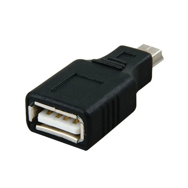 Адаптер OTG черный USB 2 0 A гнездо к Micro B 5 Pin Male mini адаптер 2019 Новый конвертеры для