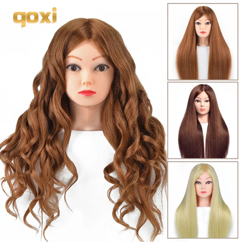 Mannequin Heads With 80 Human Hair For Braiding Tete De Cabeza