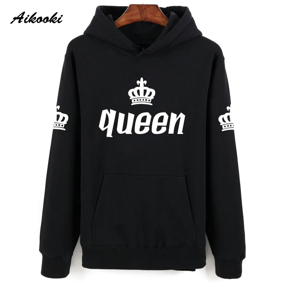 

Creative Men/Women Couples Coats Tops Print Long Sleeve Autumn Spring Warm Pullovers Hoodies King And Queen Hoodies Sweatshirts