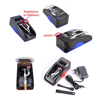 

Electric Cigarette Machine Easy Automatic Making Rolling Machine Tobacco Electronic Injector Maker Roller Smoke Tool US/EU Plug