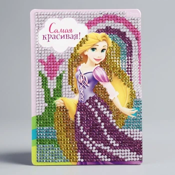 

Embroidery diamond for children "the most beautiful!" Princess: Rapunzel