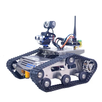 

Wireless Wifi Robot Car With Camera for PC/Android/iOS Mobile Phone Remote Control Smart Educational Robot Kit for Children Kid