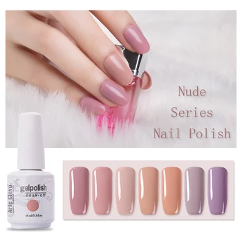 

Arte Clavo Nude Series Nail Gel Polish 15ml UV LED Soak Off Nail Art Manicure Gelpolish Top Base Coat Varnish Hybrid Lacquer